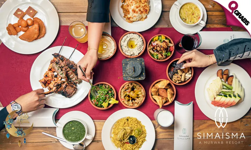 Iftar Buffet with Pool Access OR Suhoor Buffet at Simaisma, A Murwab Resort!